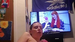 is this slut from canada playing with her tight cunt?