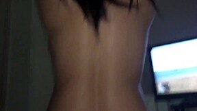 I, a young teen, just love that big black cock in my ass!