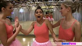 Latina Teen Ballerinas Fingered and Licked Intensely