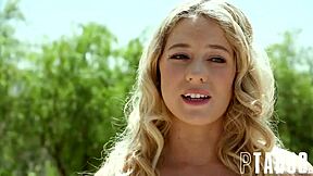 Feeling the thrill as River Lynn gets cucked by Jimmy and Johnny