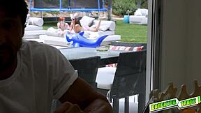 Horny Teen 18+S Spread Legs For Monster Cock Licking