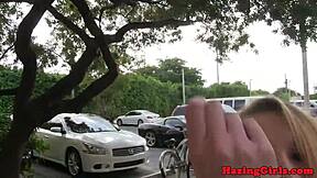 Lesbians Hazing with Strapon Cock