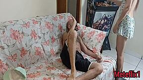 Forgot Condom, So Only The Tip Goes In