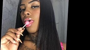 i'm ebony pearl estrella, jerk off to my feet in heels