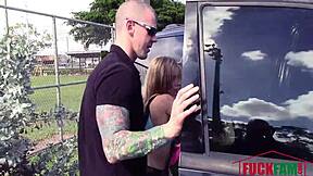 kaylee jewel, that tiny 18+ teen takes a hard tumble