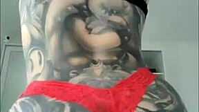 petite tattooed girl melody radford dances sexily