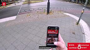 Cambaron fucks three naughty European chicks dirty in public, starting with Priscilla, then Doreen and Harleen van Hinten.