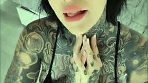 petite tattooed girl melody radford dances sexily