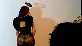 behind the scenes, halloween photographer fucks me