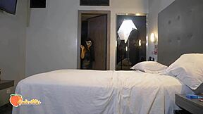 Petite latina teen films her first university casting interview