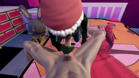 i messed up tsuyu asui's new years cosplay in 3d hentai