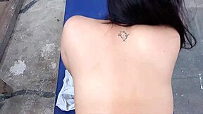 que rica cogida con mi hermanastra en la terraza