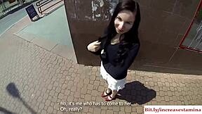 out-of-town gal moans, 'hardcore doggystyle outside!'