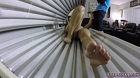 I masturbate anal on webcam with annoying stepbro