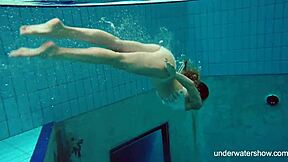 diana zelenkina absolute cutie swimming naked in the pool juicy horny hairless underwater petite 18+ russian smoking blonde cute