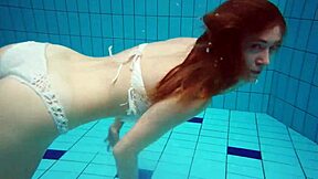 diana zelenkina absolute cutie swimming naked in the pool juicy horny hairless underwater petite 18+ russian smoking blonde cute