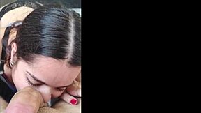 gostosa sucks cock before sitting 😘