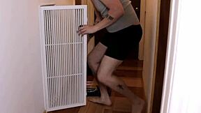 Watch this POV scene where a clothed teen with glasses gets hardcore fucked by a big cock in a reality amateur setting! 😈