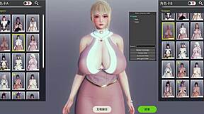 i'm creating a hentai character with big tits in honey select 2