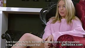 Cutie says, I'm rubbing my pussy to orgasm!