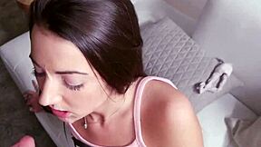 Big tit blonde has first webcam sex with stepchum