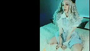 Is Alicebong Alone With Her Teen Pussy?