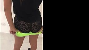 Sex with stranger after seeing her in the gym bent over doggystyle homemade amateurs