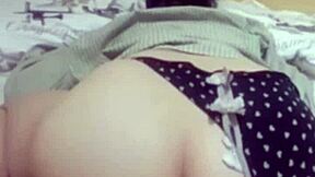 Asian Babe Rides Cock Barefoot In Wet Pussy Fun!