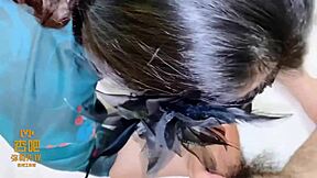 Asian Cosplay Wife Bent Over For Bareback Doggy?