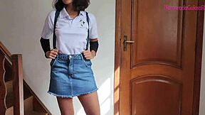 I swear, couldn’t resist her without panties, had to take her!