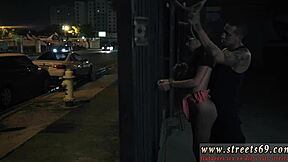 Guys hit on cute teen with glasses