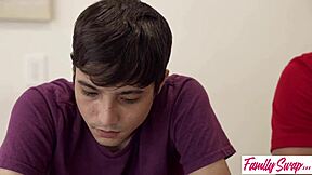 Wow! Aria Valencia in wild deepthroat and doggystyle with Swapbro, things get real crazy! S5 E10!