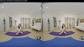 Hot Yoga Girl Rides Monster Cock in Reality POV