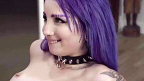 Pierced Babe Val Steele Gets Creampie