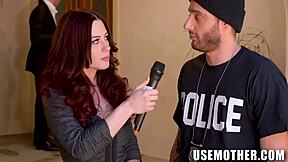 Freeuse Reporter Jessica Ryan Sucks Billy Boston and Nathan Bronson in POV