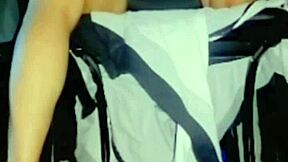 My petite latina girlfriend wants to fuck while parents sleep, almost caught uss.