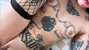 Can You Handle Aurora Anarchy's Goth Ritual With Alex Adams' Monster Cock Bent Over Her Petite Tattooed Brunette Body Riding And Blowing Him Hard?