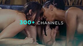 I covered Lana Roy's pretty feet with cum after intense sex