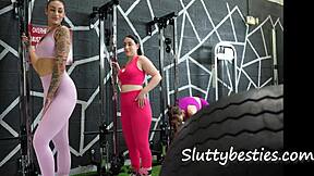 Sluttybesties com - Free gym membership for all your pussies! 😜