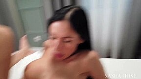 i love threesome sex with sasha rose and little caprice