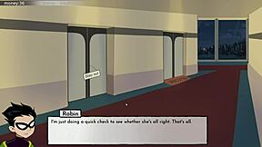 Starfire Teases With Her Sucking Skills