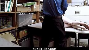 this teen avoids criminal record by fucking thief doggystyle