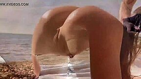 spend vacay with katty west by sea, oily sex?