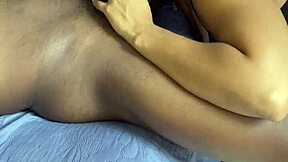 i give bbc a sloppy blowjob on webcam, cumshot all over my tits.