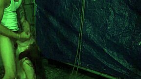 Cop Binds Teen For Rough Outdoor Hump