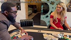Check out Destiny Cruz and George Glass in Texas Holdem poker with MassagebyBlack!
