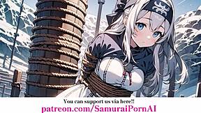 Bold sex with japanese ainu tribe in anime style