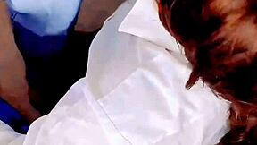 I fucked my innocent horny student girlfriend without condom after school.