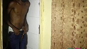 Horny Stepson Masturbates Waiting For Stepmother Pussy