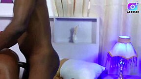 I'm obsessed with this African pussy on my big black cock, cumming twice